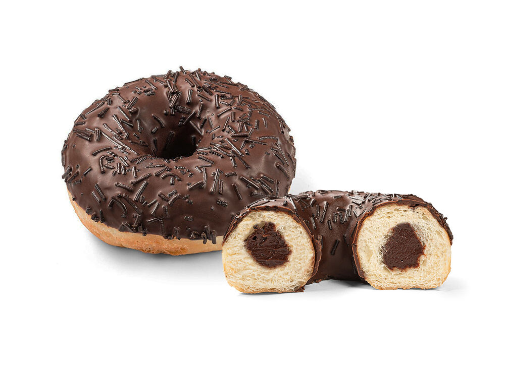 228293 Schulstad Chocolatey Filled Ring Donut