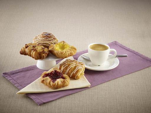 Schulstad Mini Danish Selection of Pastries with Espresso