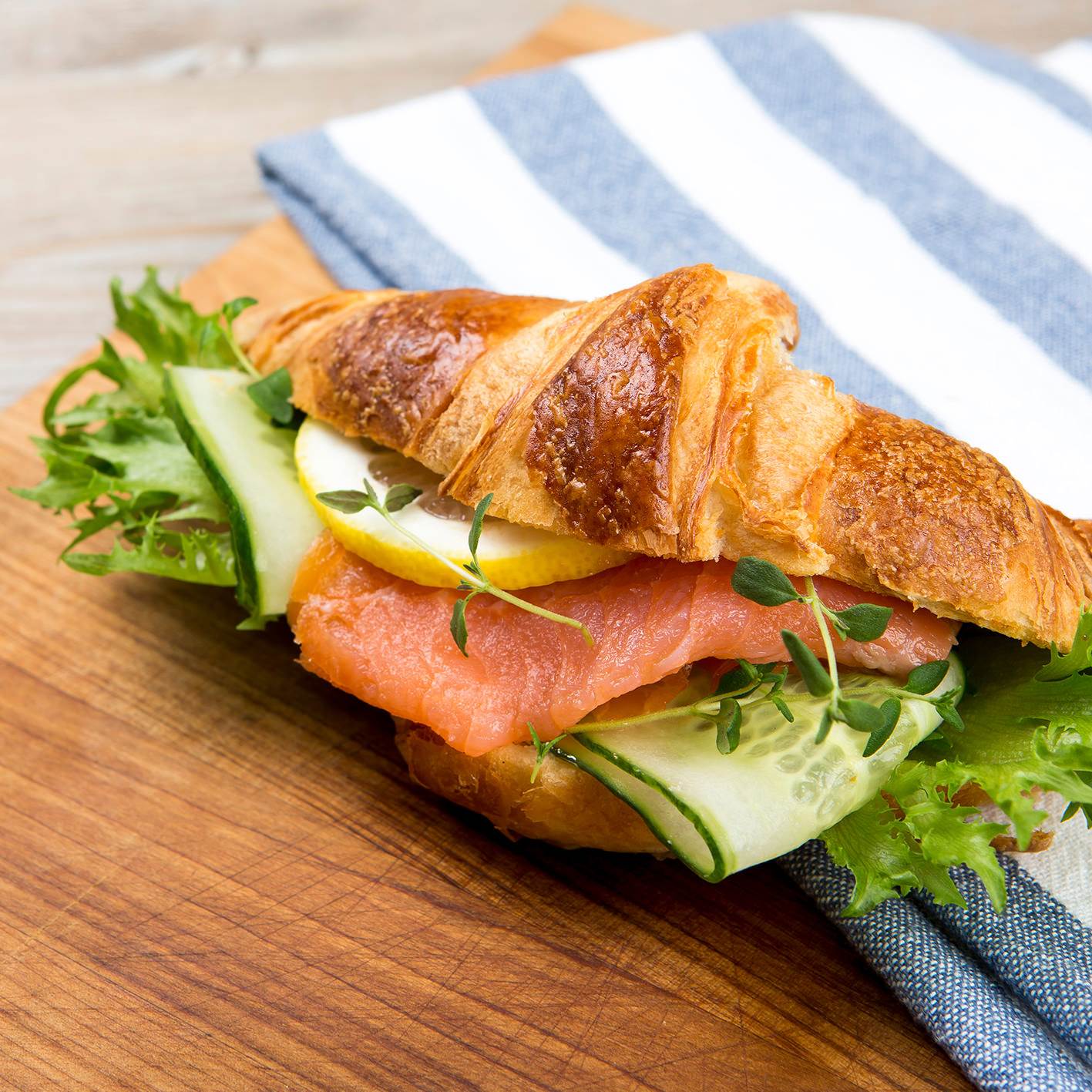 Smoked Salmon Croissant | Schulstad Bakery Solutions