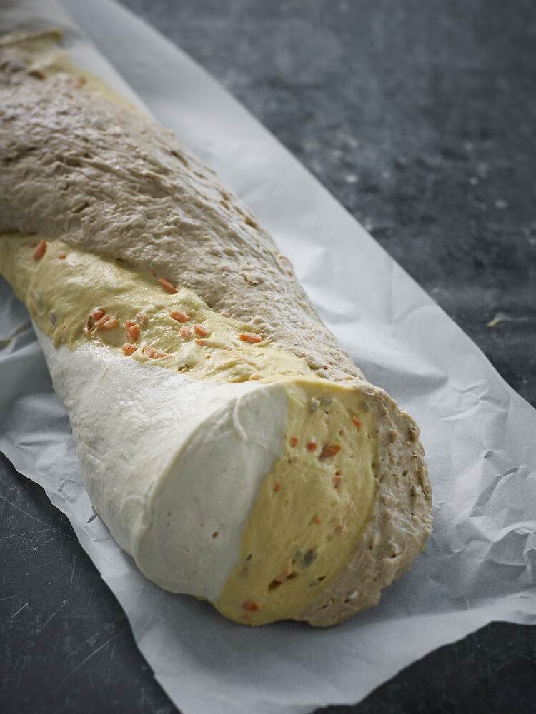 Blandet vredet brød