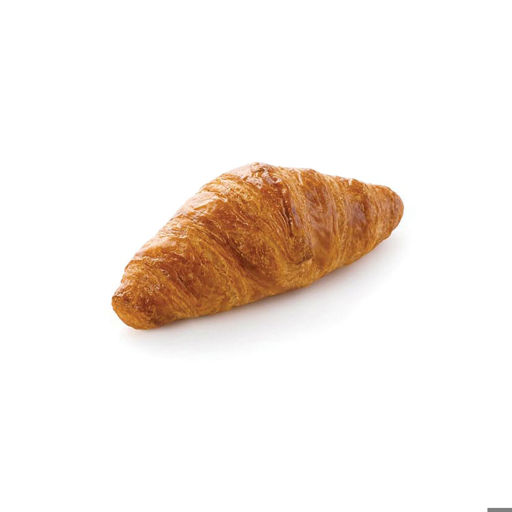 18901501 Schulstad Mini All-Butter Straight Croissant with 16 flaky, crisp and buttery layers 