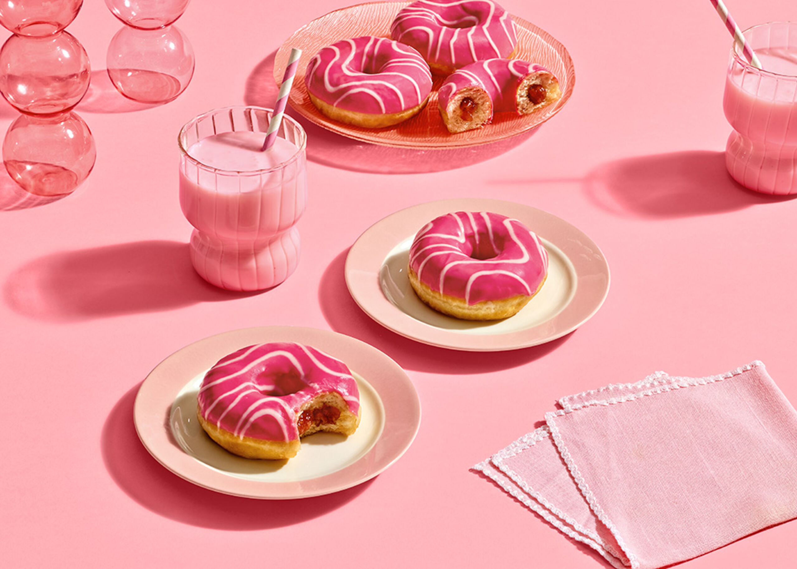 Pink Bliss Filled Ring Donut | Schulstad Bakery Solutions