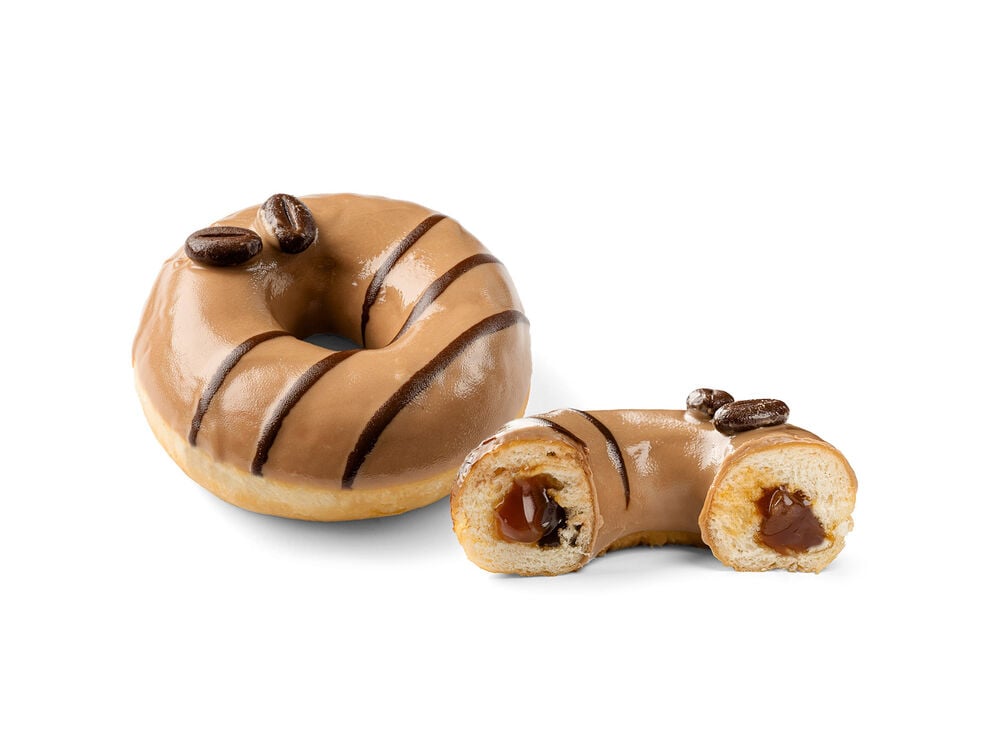 228287 Cappuccino Filled Ring Donut