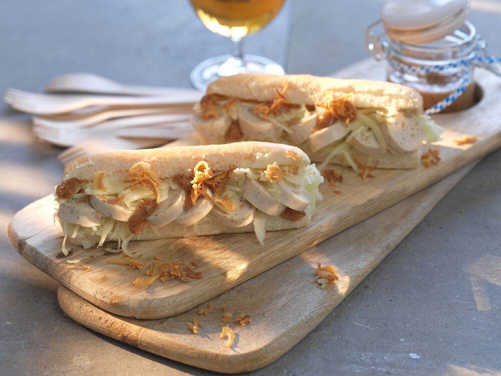 Hot Dog 150 mm pur - Rezept Bavarian 02