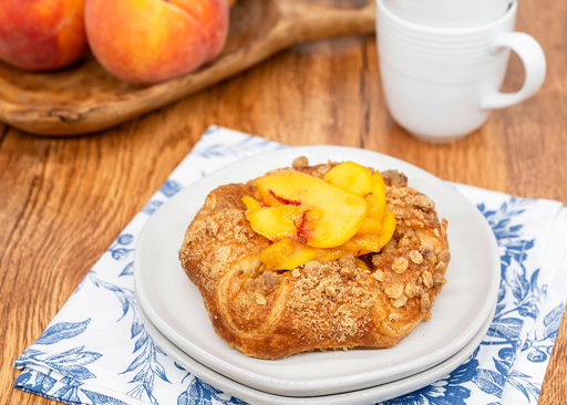 Peach Cobbler | Schulstad Cream Cheese Crown Danish Pastry Recipe